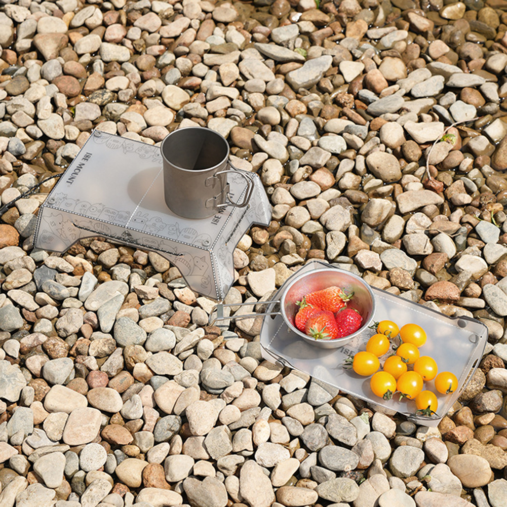 Outdoor Furniture Dining - Foldable Camping Tray Ultralight Mini Dining