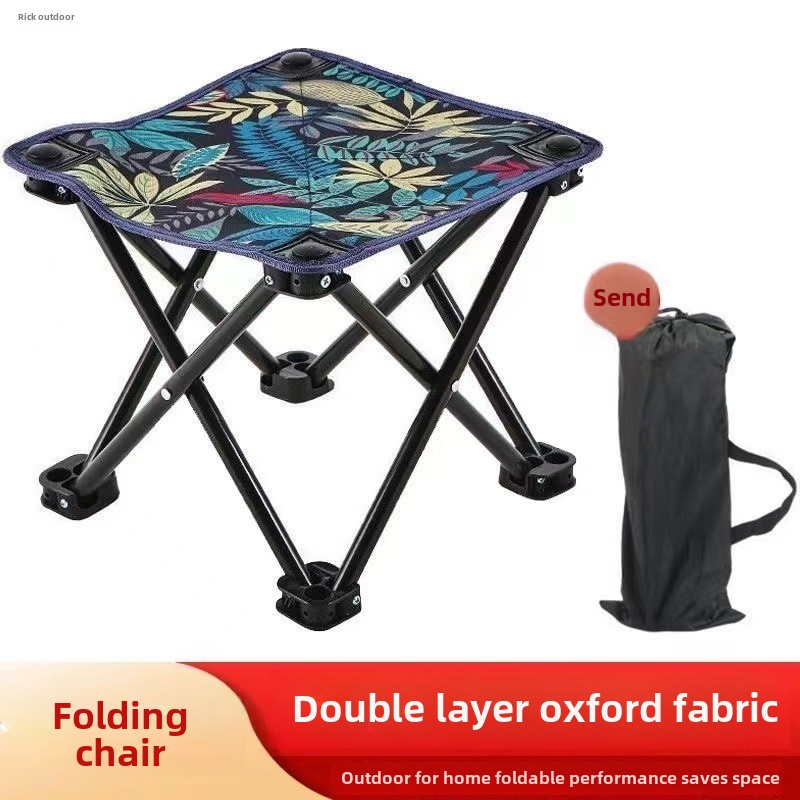 Garden Bench Metal - Folding Chair Outdoor Portable Little Stool