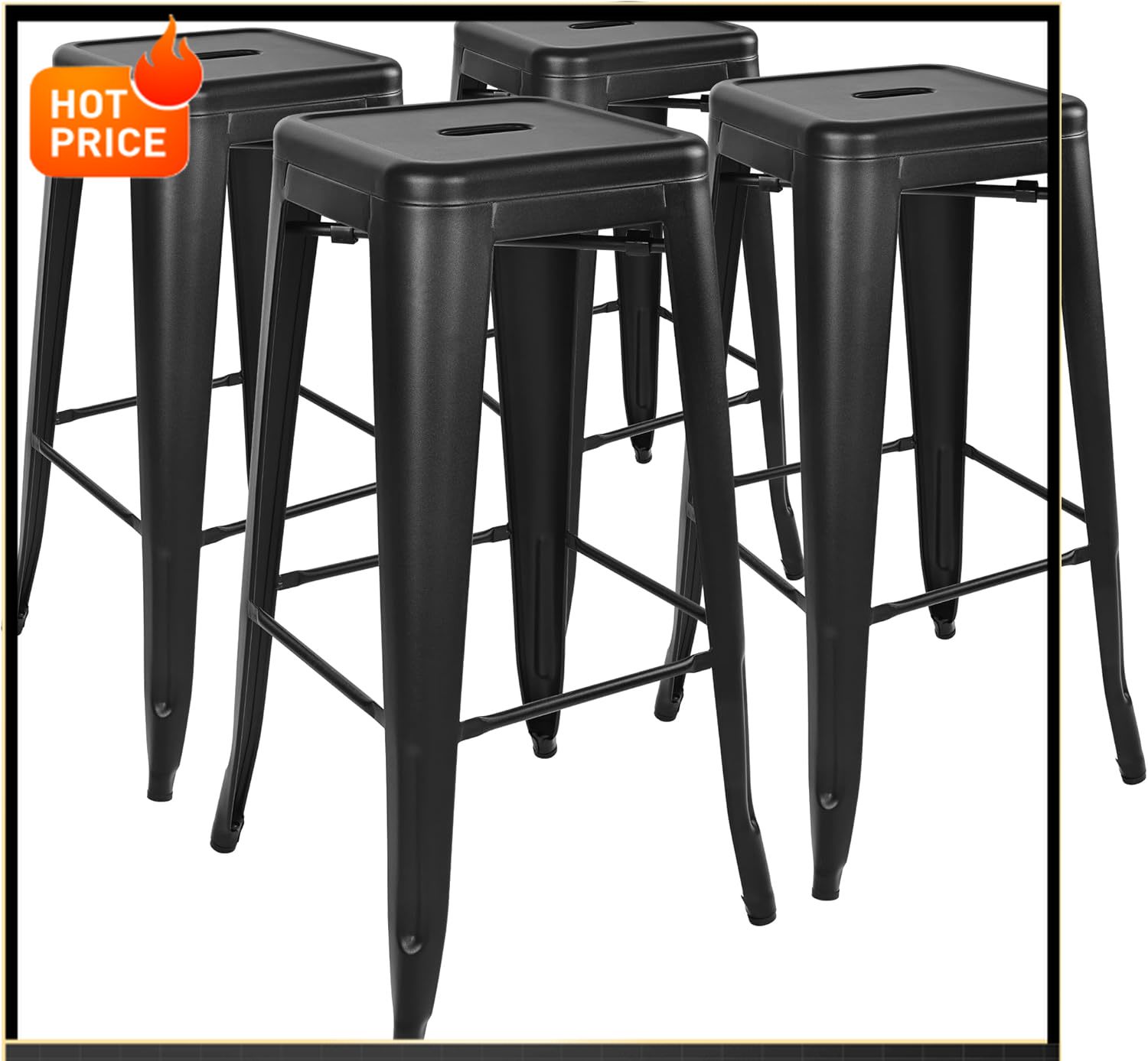 Outdoor Furniture Kitchener - BestsellerBestseller30 Inches Metal Bar Stools, High