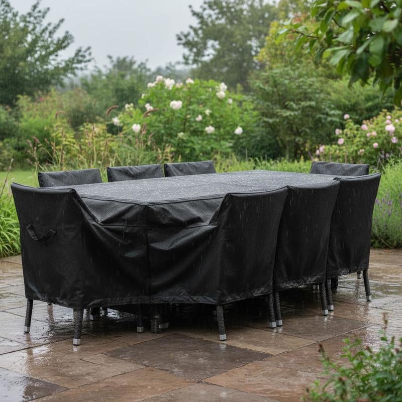 Outdoor Furniture Designer - Outdoor Table Set Protector 74x47x28 Inch