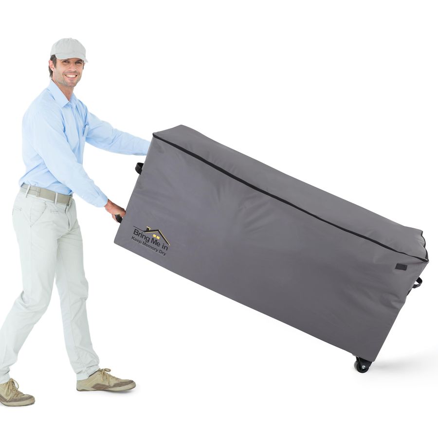 Outdoor Furniture Cushion - Rolling Cushion Storage Bags with Wheel