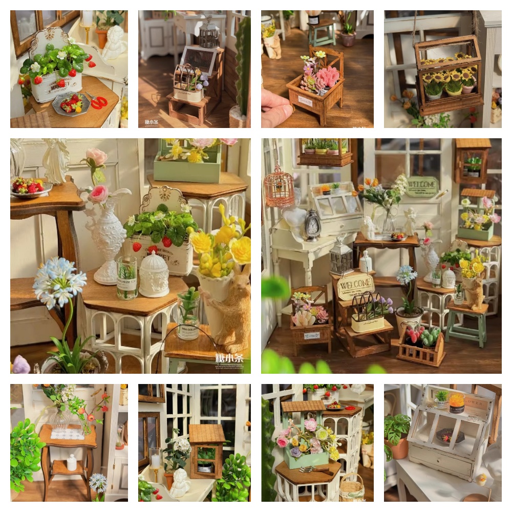 Outdoor Furniture Designer - Doll House Miniature Garden Accessories Vintage