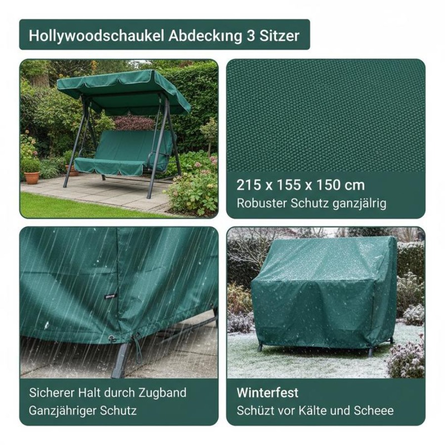 Patio 3 Seater Swing Chair Ben – Outdoor Furniture Covers recenzja i cena