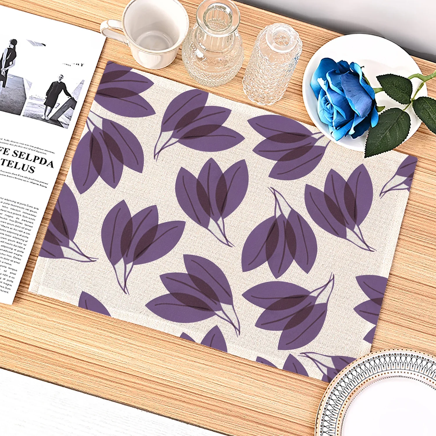 Purple Geometric Pattern Kitch – Outdoor Furniture Dining recenzja i cena
