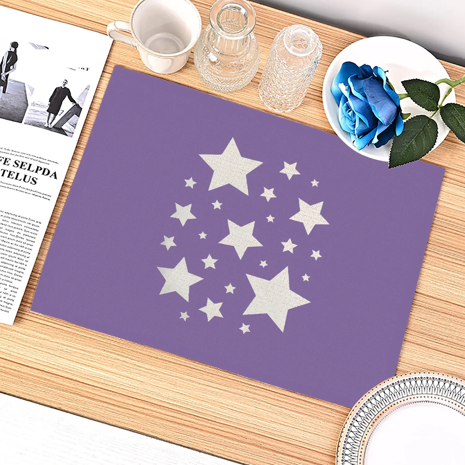Purple Geometric Pattern Kitch – Outdoor Furniture Dining recenzja i cena