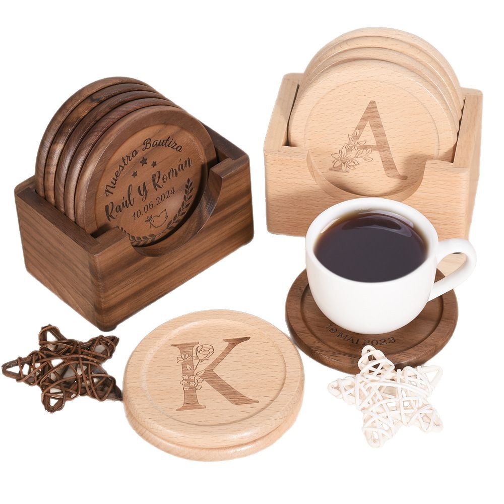 Walnut Dark Coaster Set of 6 P – Outdoor Furniture Dining recenzja i cena