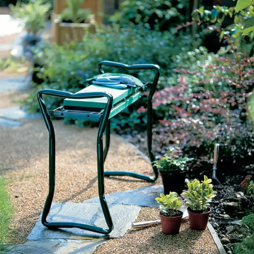 Garden Kneeler Folding Garden  – Garden Bench Metal recenzja i cena
