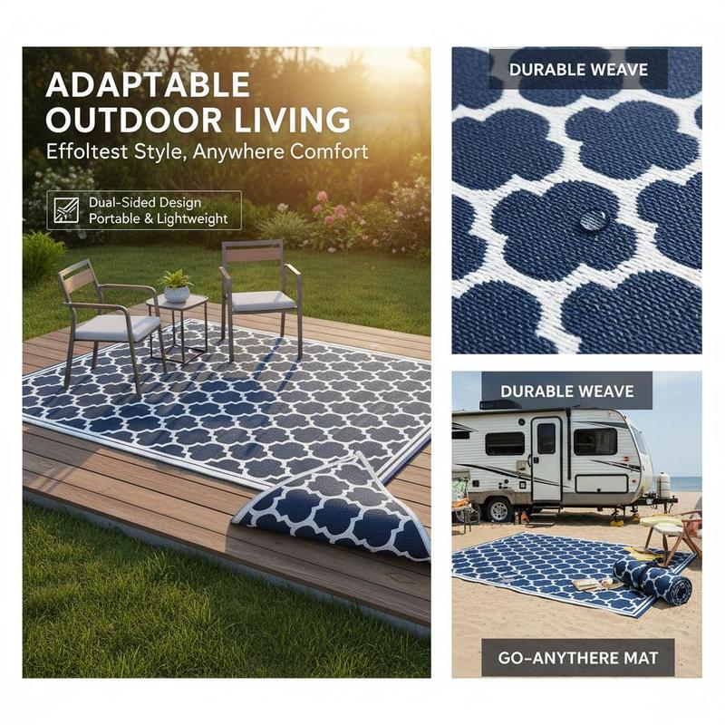 Reversible Outdoor Rug, 9' x 1 – Outdoor Rug Waterproof recenzja i cena