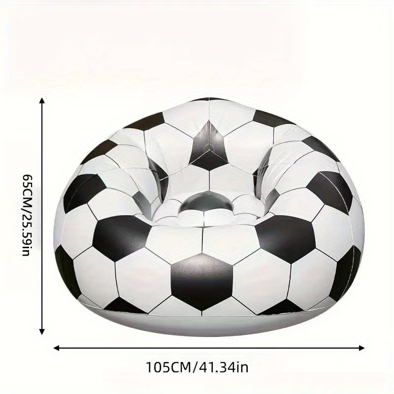 Inflatable Football-Shaped Sof – Outdoor Furniture Cushion recenzja i cena