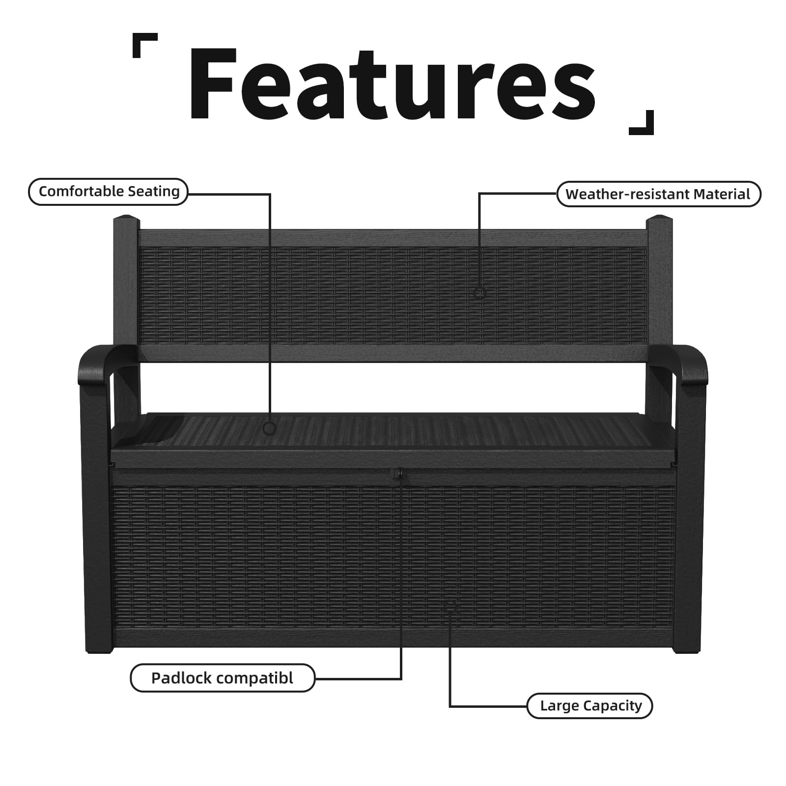 80 Gallon Outdoor Storage Benc – Outdoor Furniture Cushion recenzja i cena