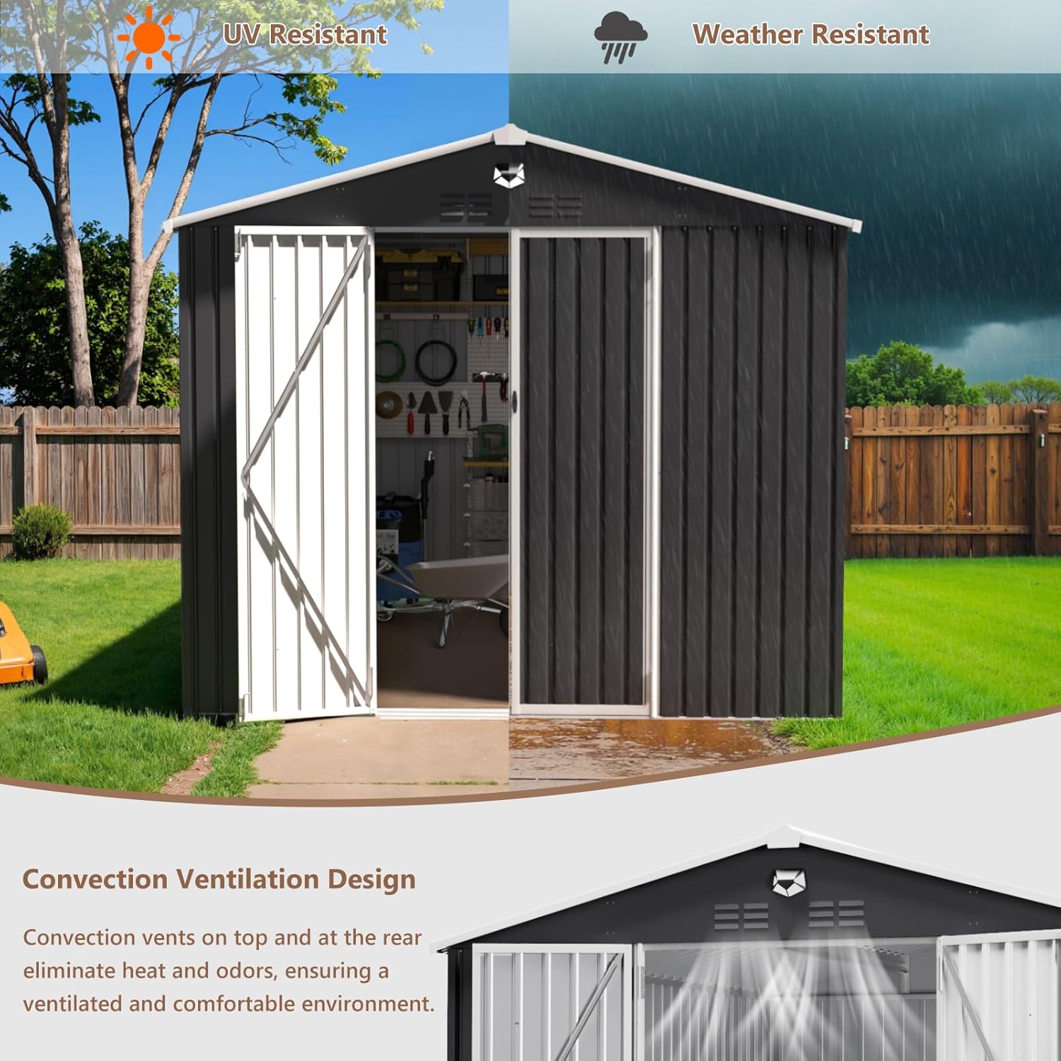 10x12 FT Metal Outdoor Storage – Outdoor Furniture Designer recenzja i cena
