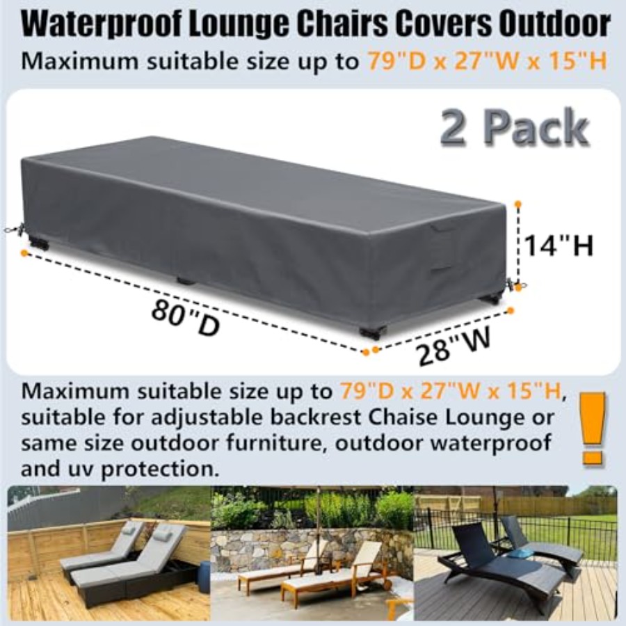 Outdoor Chaise Lounge Covers 6 – Outdoor Furniture Designer recenzja i cena