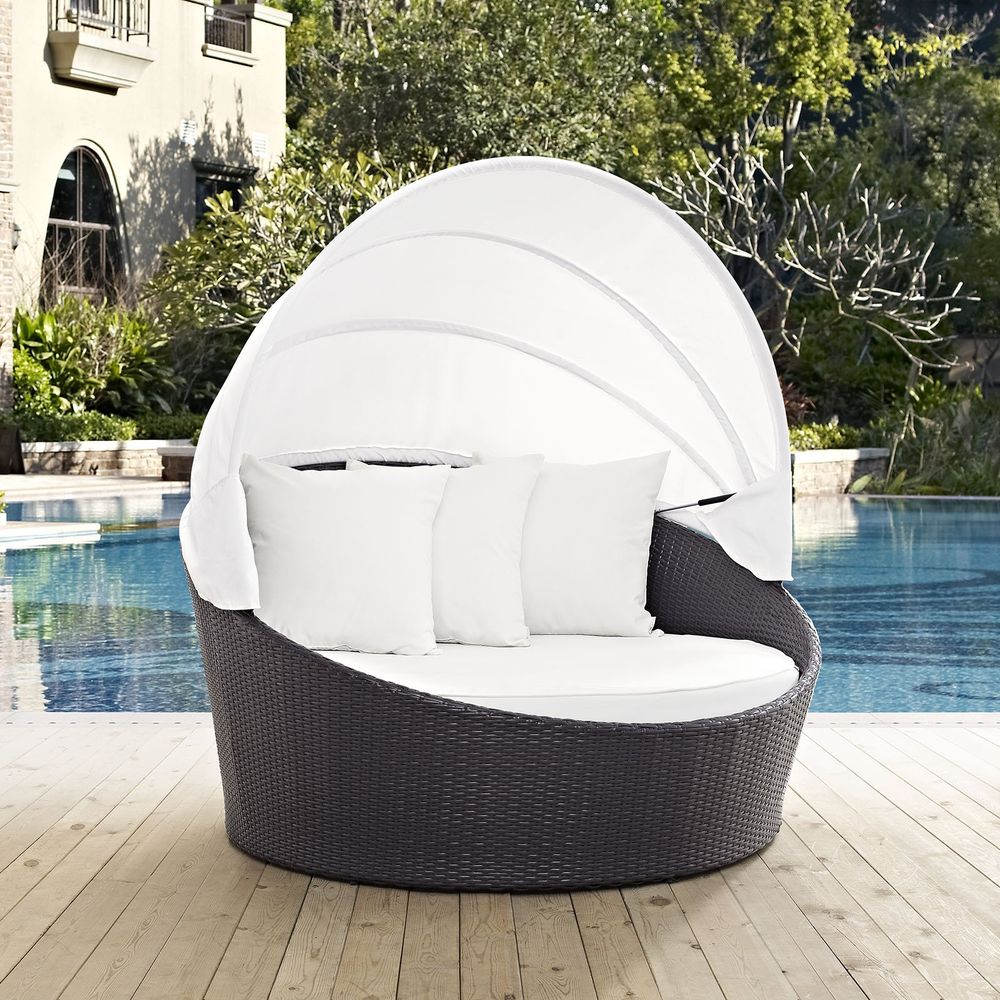 Outdoor Patio Round Daybed wit – Outdoor Furniture Cushion recenzja i cena