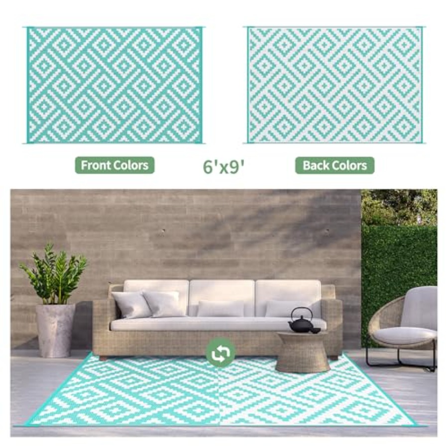 Outdoor Rug for Patio Clearanc – Outdoor Rug Waterproof recenzja i cena