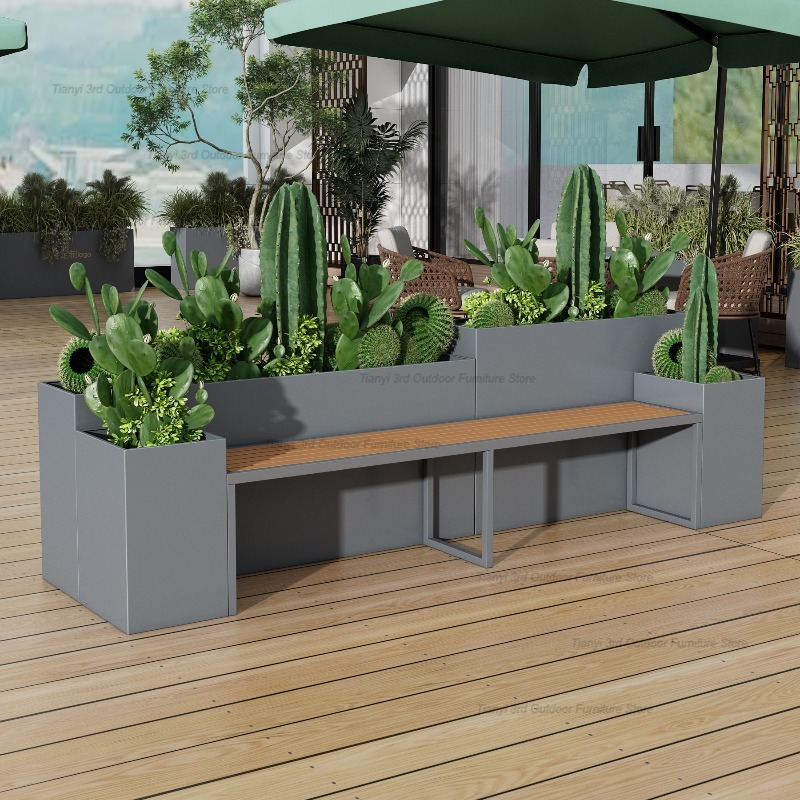 Nordic Stainless Steel Planter – Garden Bench Metal recenzja i cena