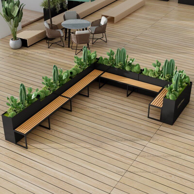 Nordic Stainless Steel Planter – Garden Bench Metal recenzja i cena