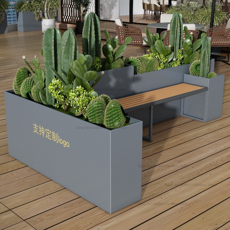 Nordic Stainless Steel Planter – Garden Bench Metal recenzja i cena