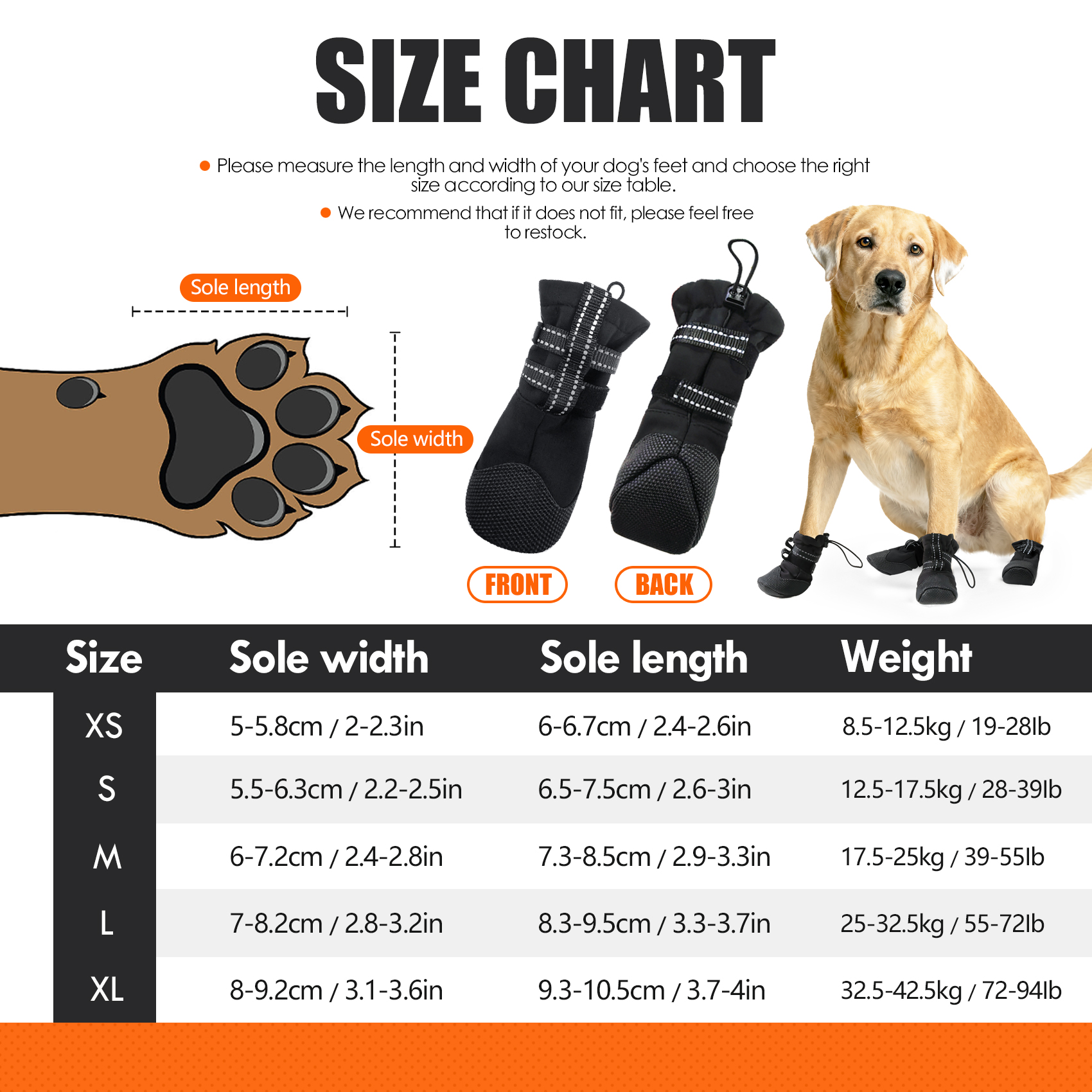 Dog Boots,Waterproof Dog Shoes – Outdoor Rug Waterproof recenzja i cena