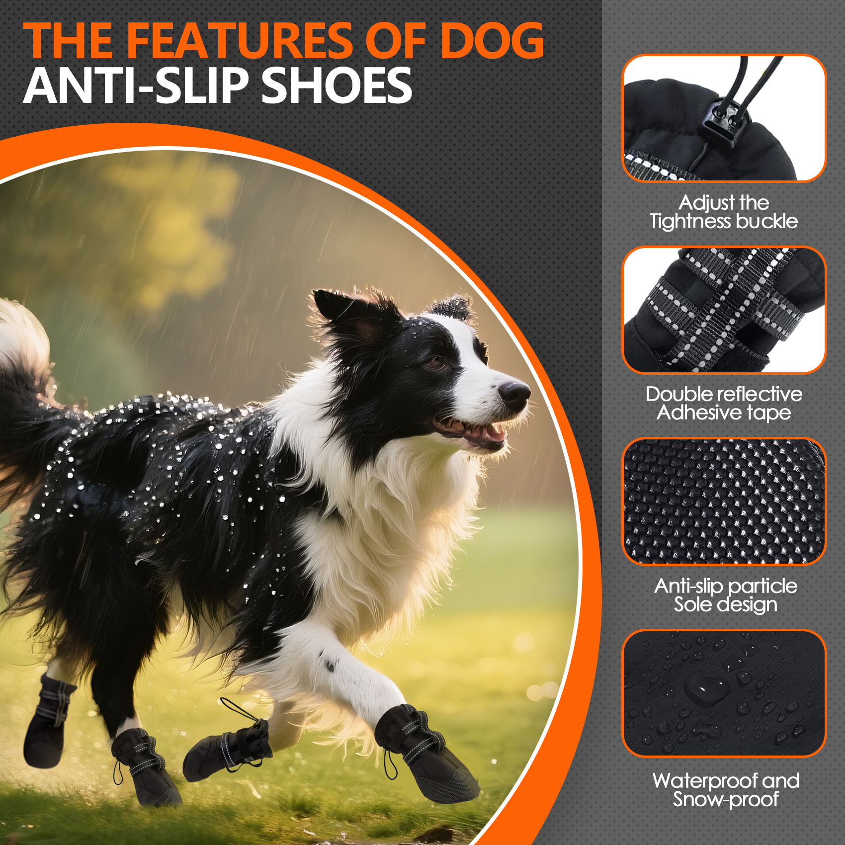 Dog Boots,Waterproof Dog Shoes – Outdoor Rug Waterproof recenzja i cena