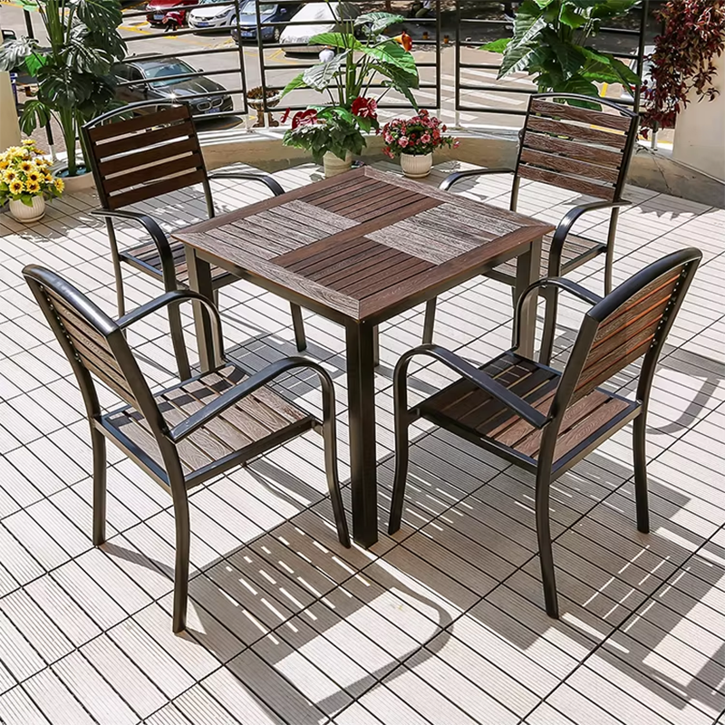 80cm Outdoor Table Wood Grain  – Outdoor Furniture Kitchener recenzja i cena