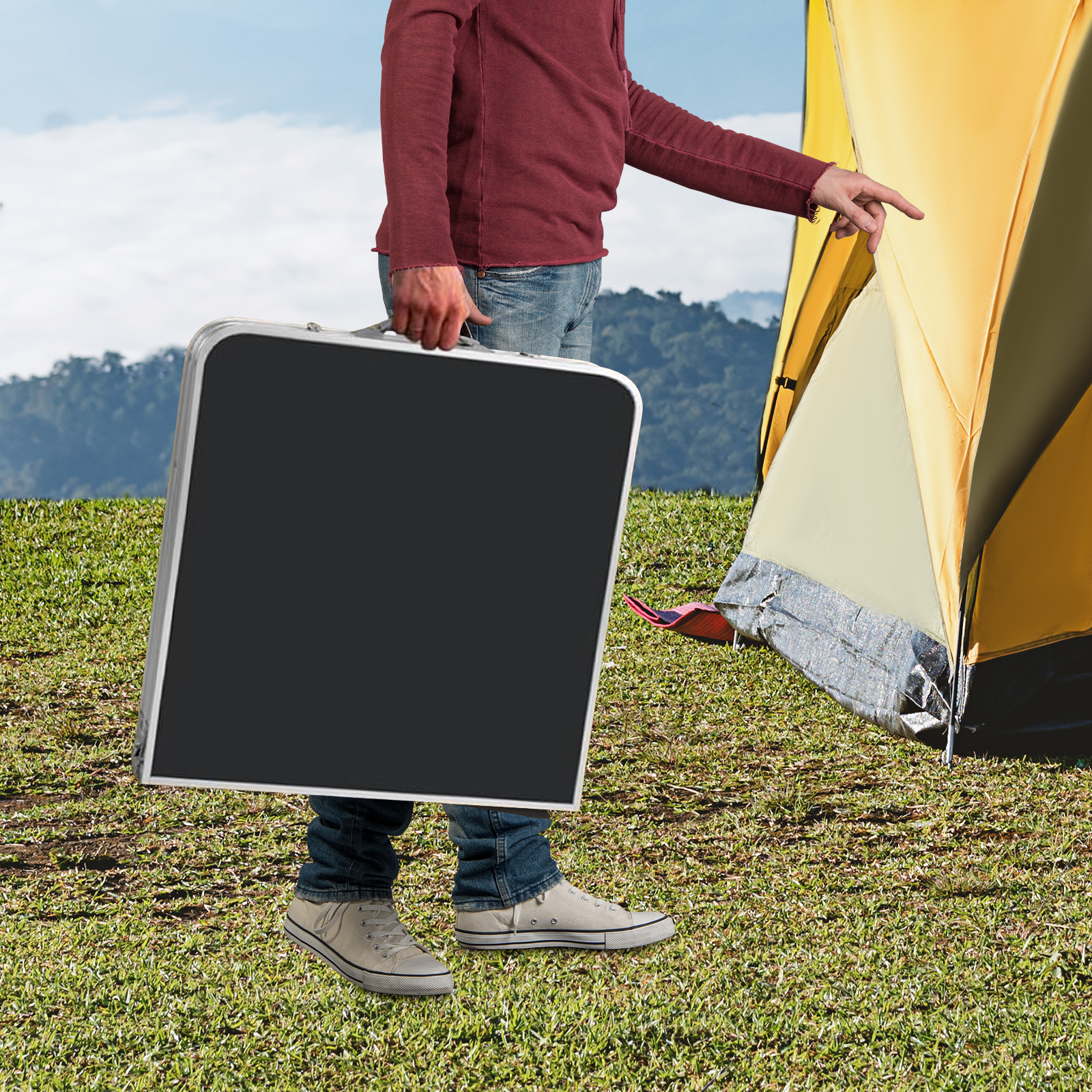 Camping Folding Table Cooking  – Outdoor Furniture Kitchener recenzja i cena