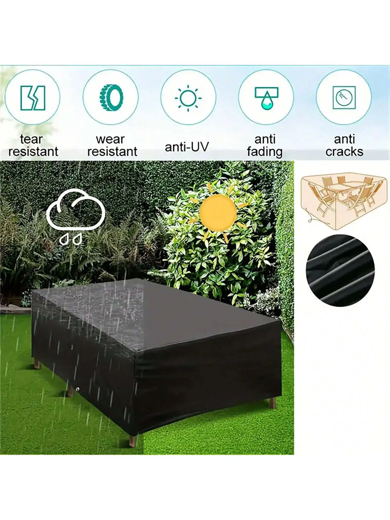 Multi-Size Outdoor Patio Garde – Outdoor Furniture Covers recenzja i cena