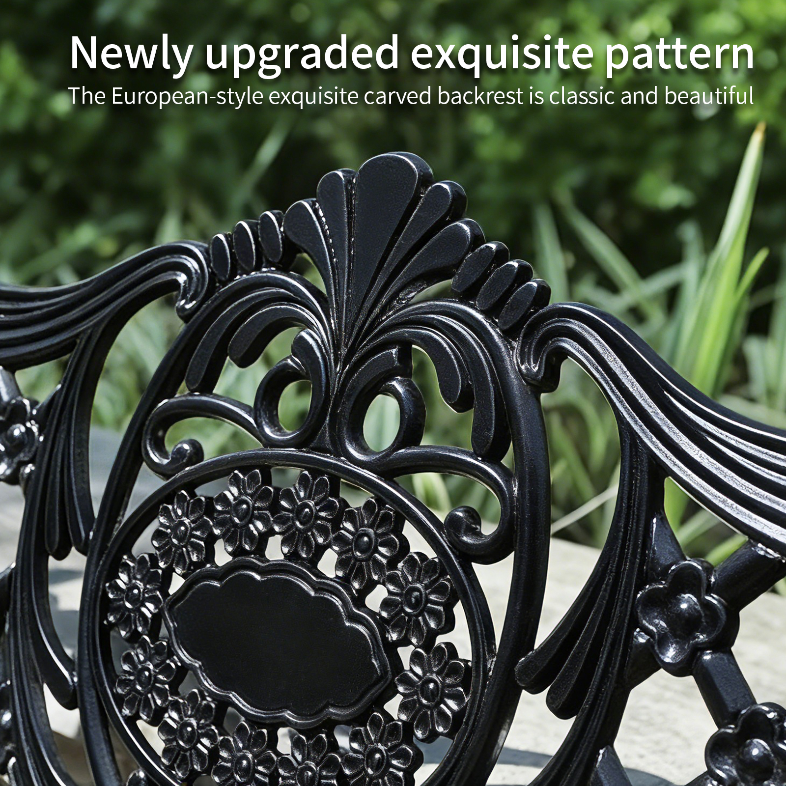 130cm Cast Aluminum Park Bench – Garden Bench Metal recenzja i cena