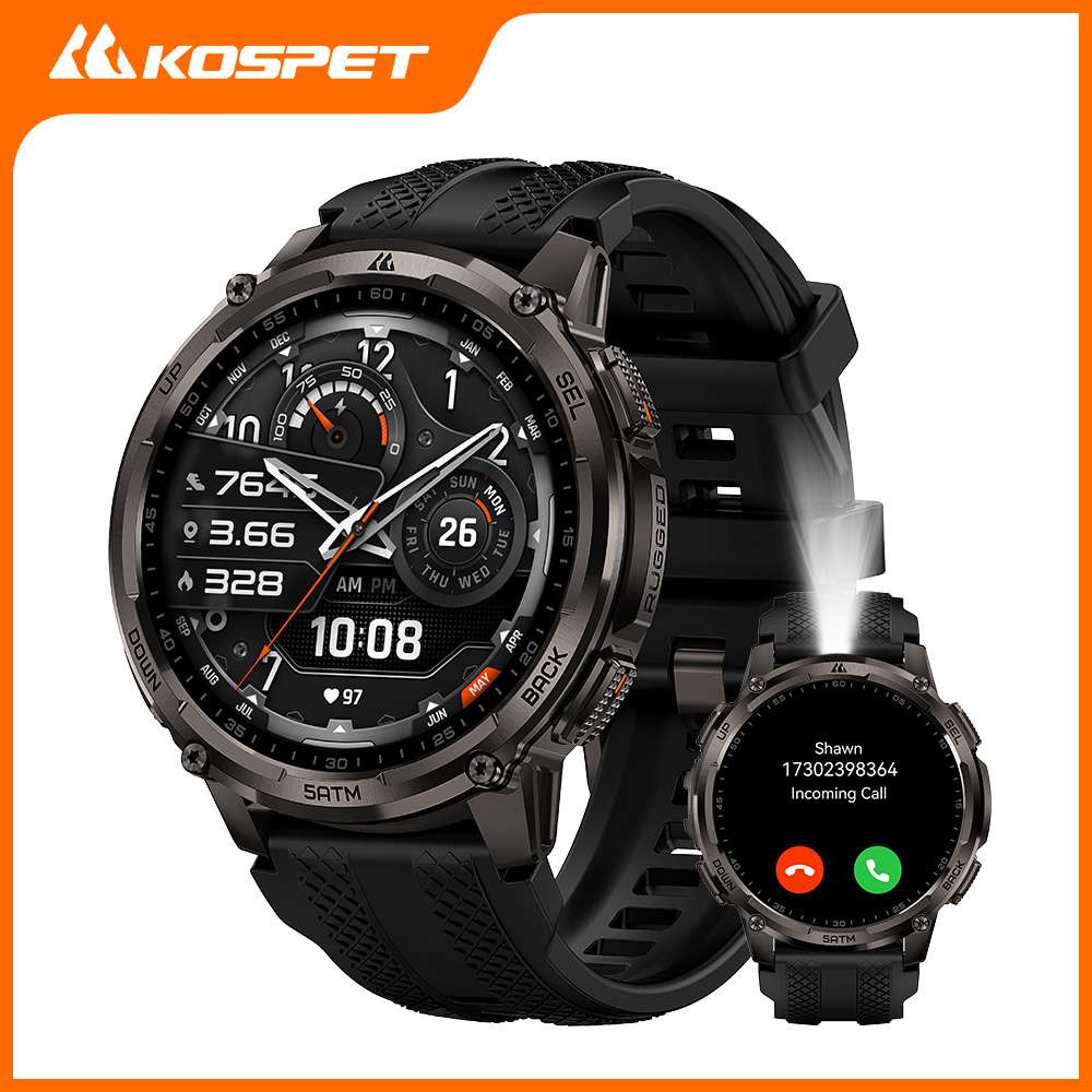 KOSPET TANK T4C Smartwatch Men – Outdoor Rug Waterproof recenzja i cena