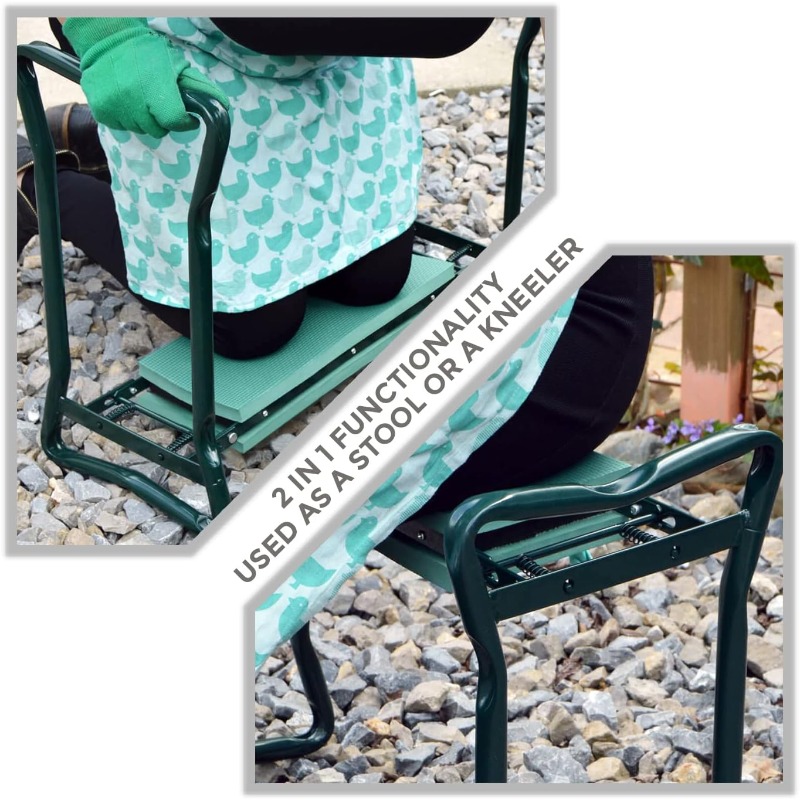 Garden Kneeler Folding Garden  – Garden Bench Metal recenzja i cena