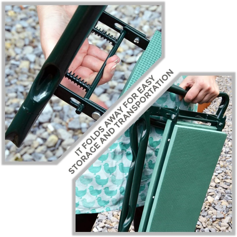 Garden Kneeler Folding Garden  – Garden Bench Metal recenzja i cena
