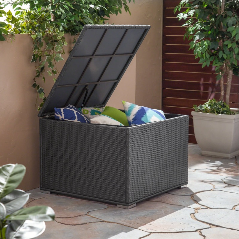 Dark Gray Rattan Outdoor Stora – Outdoor Furniture Cushion recenzja i cena