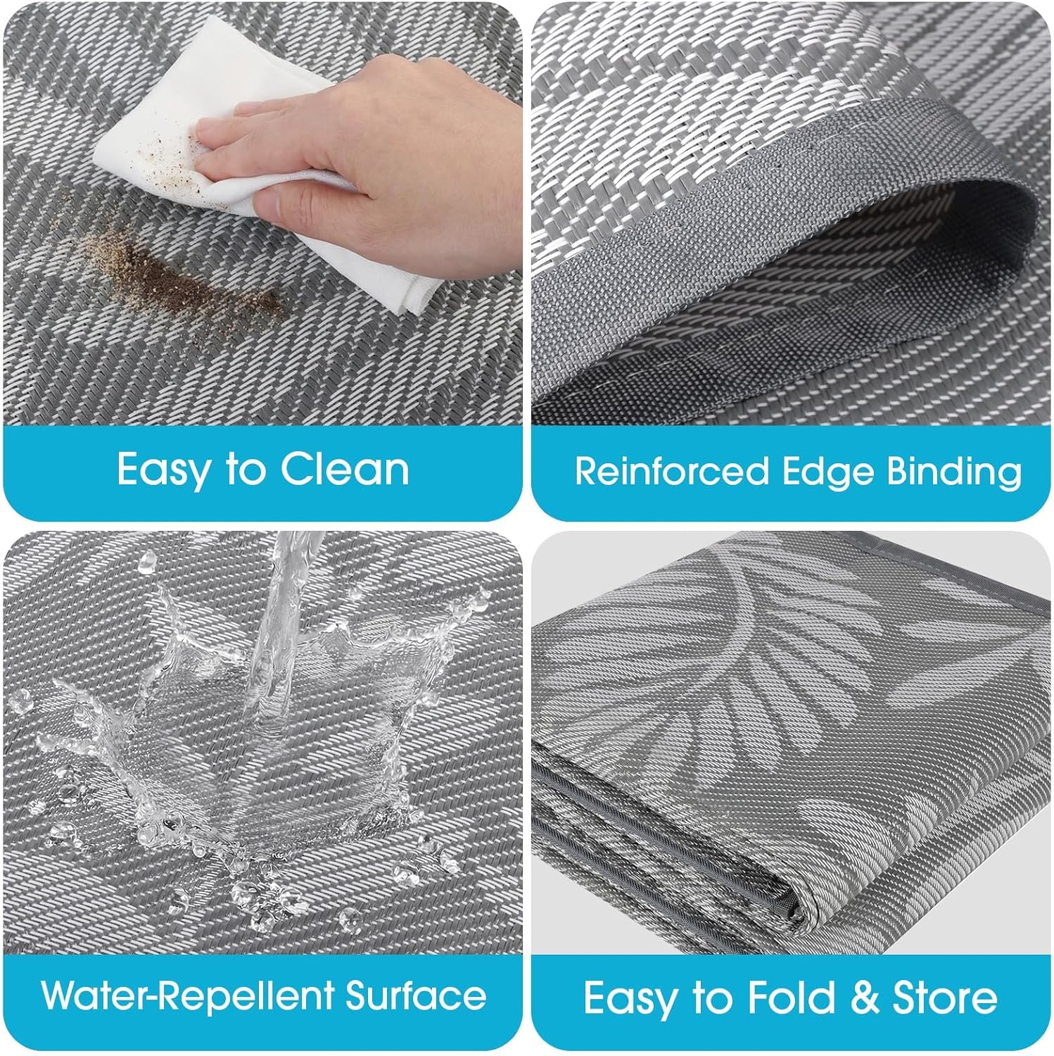 5x8 ft Outdoor Waterproof Reve – Outdoor Rug Waterproof recenzja i cena