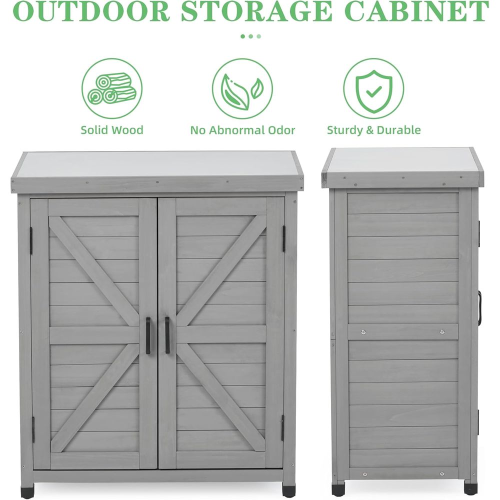 Outdoor Potting Bench with Sto – Garden Bench Metal recenzja i cena