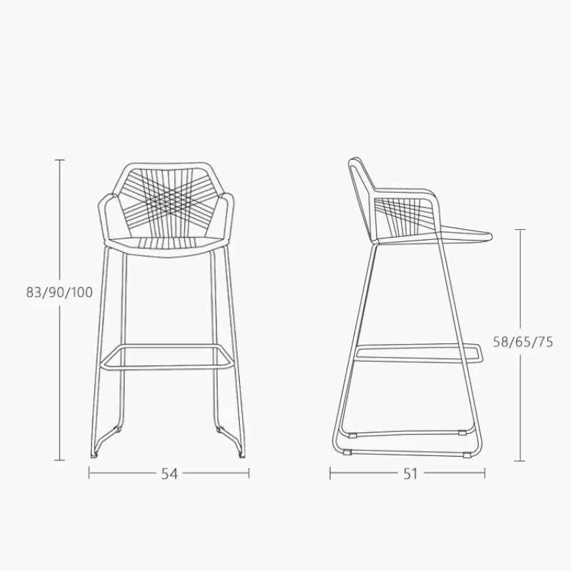 Wrought Iron Bar Chairs for Ki – Outdoor Furniture Kitchener recenzja i cena