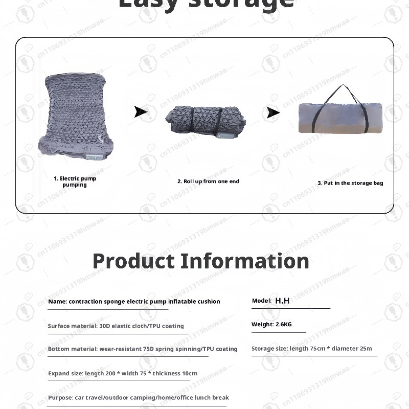 Inflatable Lightweight Camping – Outdoor Furniture Cushion recenzja i cena