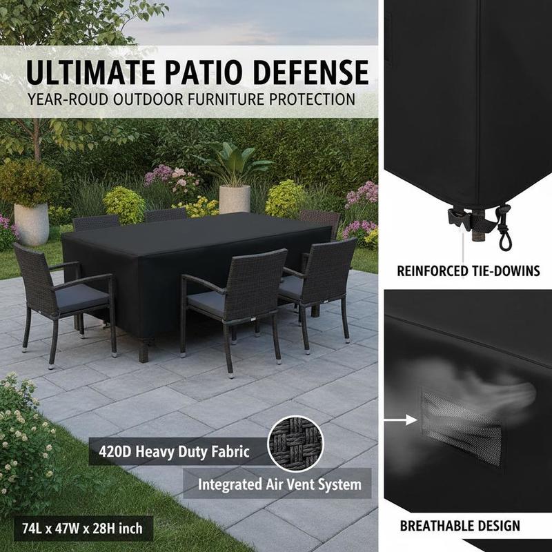 Outdoor Table Set Protector 74 – Outdoor Furniture Designer recenzja i cena