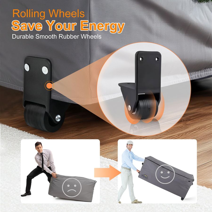 Rolling Cushion Storage Bags w – Outdoor Furniture Cushion recenzja i cena
