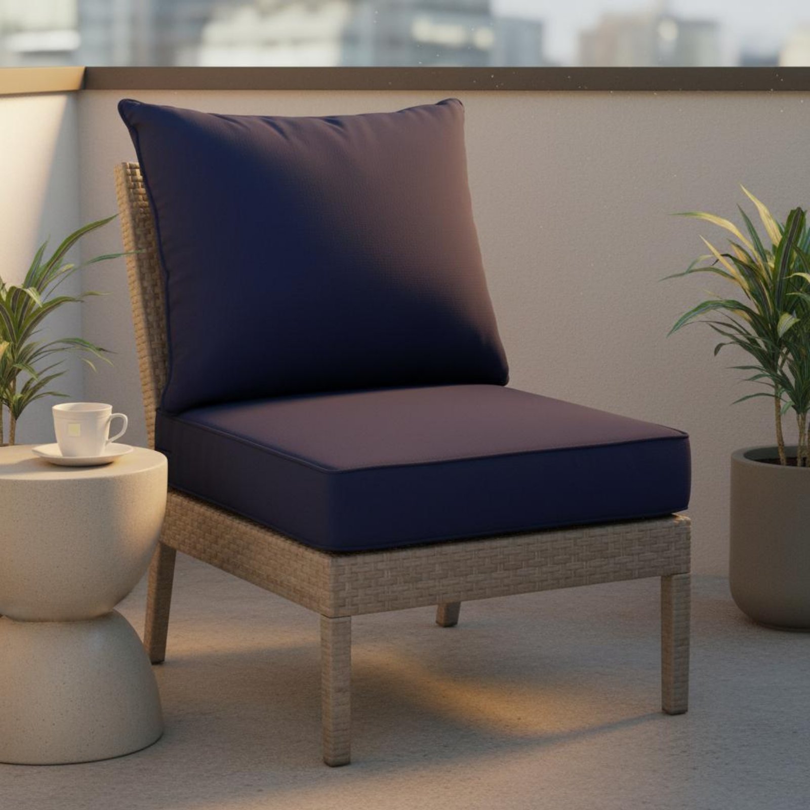 Patio Chair Pad Hidden Closure – Outdoor Furniture Cushion recenzja i cena