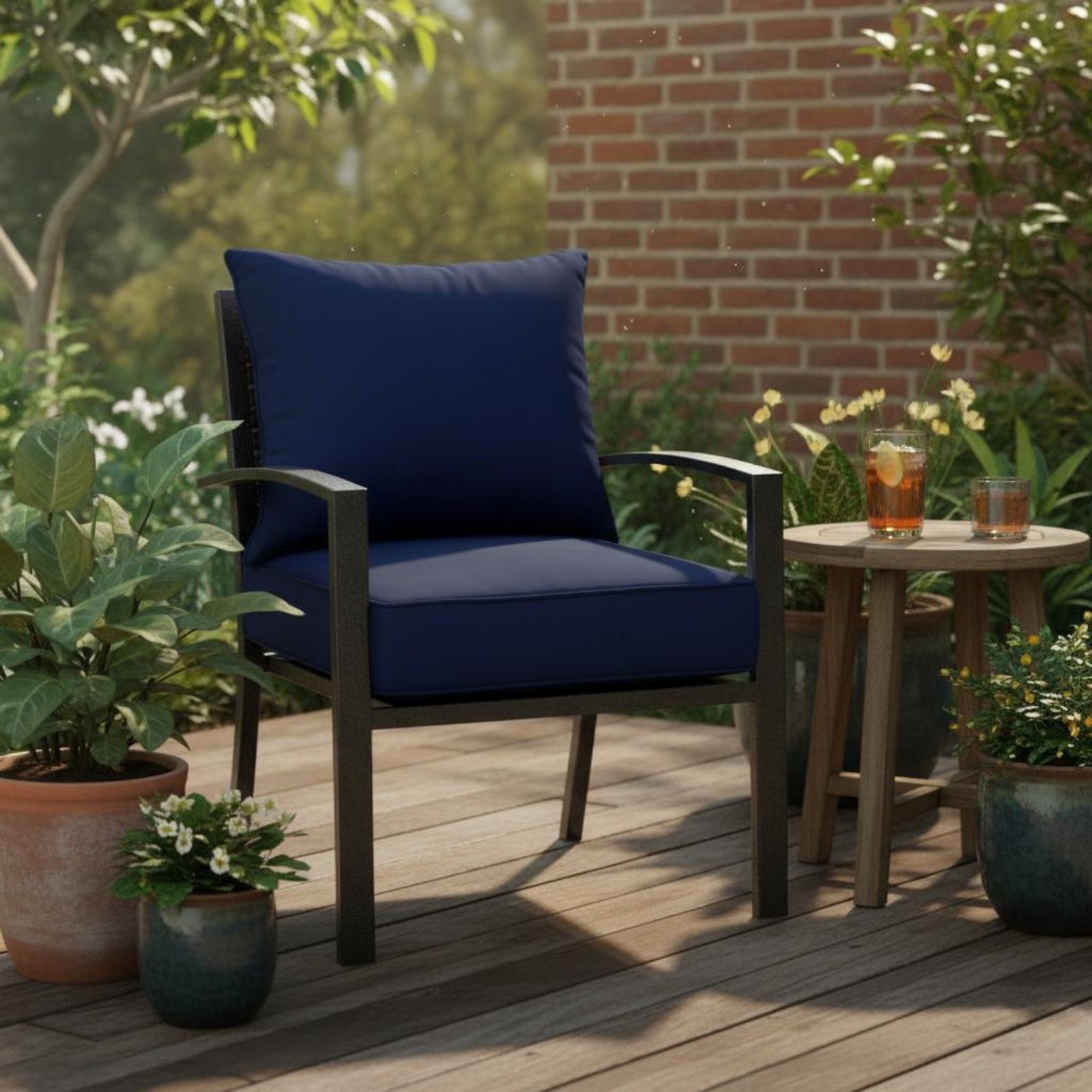 Patio Chair Pad Hidden Closure – Outdoor Furniture Cushion recenzja i cena