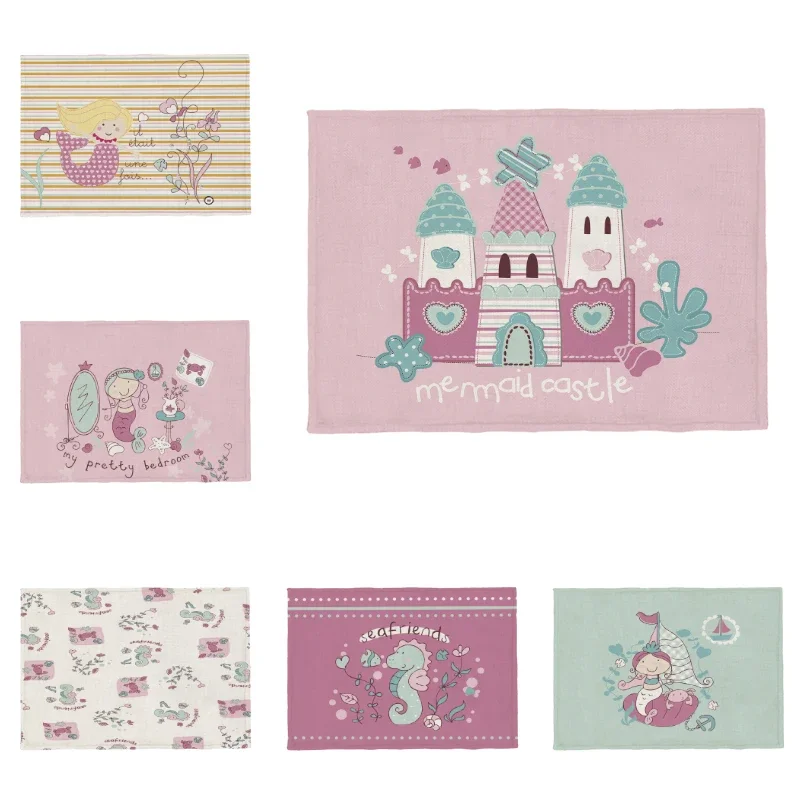 Cartoon Ocean Theme Placemat,  – Outdoor Furniture Dining recenzja i cena